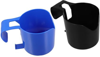 Toyvian 2 Portavasos para Piscina, Soporte Colgante de PP, Diseño Antisalpicaduras, Instalación Fácil, para Fiestas Junto Piscina