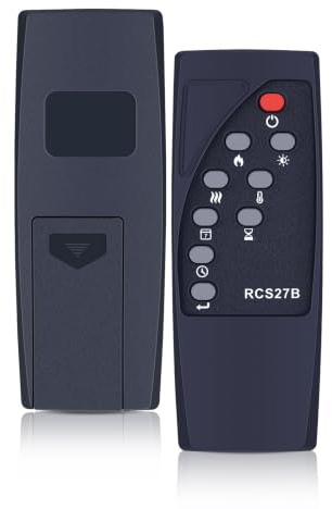 CLVIZCXOM Remote Control Fit for FlameKo Wilton Electric Fireplace Heater