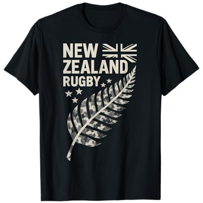 Fougère argentée de Rugby de Nouvelle-Zélande T-Shirt