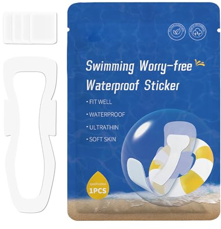 Waterproof Swimming Pads-Vintage Skin Guards Personal Care Products | Protection for Daily Intimate Areas Under Sports Activities Pool Games A B