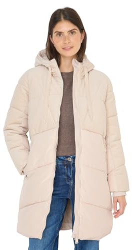 Cecil Damen Puffer Mantel mit Cordmix