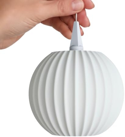 Globe Lines | Lampenschirm für Stern A1/A1e, matt weiß, Ø 10 cm