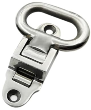 Pedal de pie plegable marino para remolque de coche Silvery, 107 x 83 x 38 mm