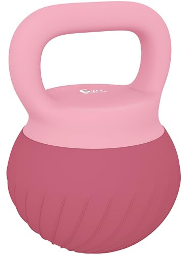 SPORTNOW Weiche Kugelhantel, 6 kg/8 kg/10 kg, Kugelhantel mit rutschfestem Griff für Zuhause, Fitnessstudio, Gewichtheben und Krafttraining