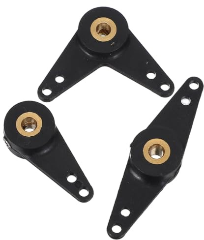 Yardenfun Heavy Duty Rudder Tiller Arm 3pcs Nylon and Copper Core with Threaded Insert, Precision Control for Remote Control Boat Parts Upgrade