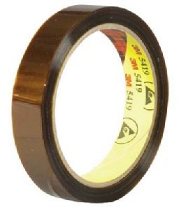 3 M 5419 bajo estática Polyimide película cinta aislante, 100 a 500 grados F, 36 yds X 3/4 Ancho, oro