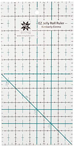 WRIGHTS Simplicity Jelly Roll Quilting Ruler, 5 x 10