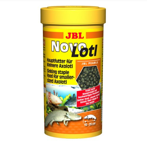 JBL NovoLotl 30353 Alleinfutter für klein Axolotl, Perlen 250 ml