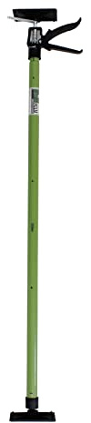 TRUTZHOLM 1x Profi Einhandstütze Deckenstütze 115-290 cm 30 kg Traglast | Montagestütze und Teleskopstütze, Einzelstück für Trockenbau, Rigips, Paneele, Holzdecken, PVC-Platten 45 Grad neigbar