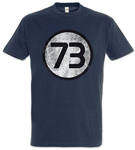 Urban Backwoods Black The Big Bang Number 73 Vintage III Logo Camiseta De Hombre T-Shirt