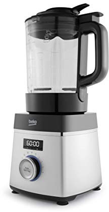 Beko - SMM888BX - Frullatore da Tavolo Soup Maker Tutto Chef, 1000 W, Velocità Regolabile, 6 Lame in Acciaio Inox, Brocca in Vetro 1750 mL - Inox