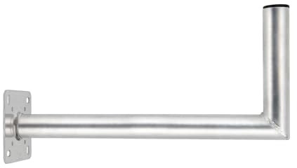 SkyRevolt 55cm Wandhalter Aluminium SAT ALU Winkel Wand Halterung für Satellitenschüssel Antenne 550mm