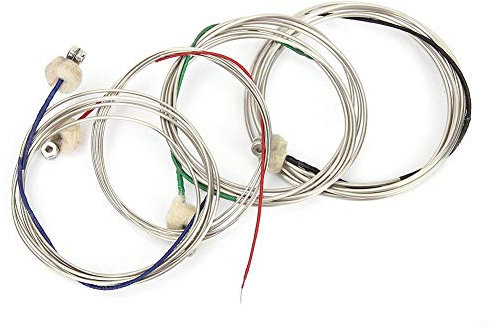 Cello Saiten Komplettsatz Stahlseil Kern Universal Cellosaiten für Professionelle Musikinstrumente DIY Teile Klavierzubehör