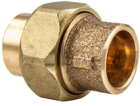 Rotguss-Lötfitting Verschraubung flachdichtend 22 mm - Typ 4330, DVGW