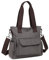 KONO Canvas Handtasche Damen Casual Schultertaschen Groß Shopper Taschen für Arbeit, Reisen, Einkaufen,Schule