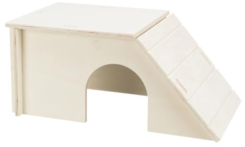 TRIXIE Små djurhus utan klämmor och naglar för kaniner hus Bent, plugin-system, kanin, 51 × 24 × 33 cm – 61243