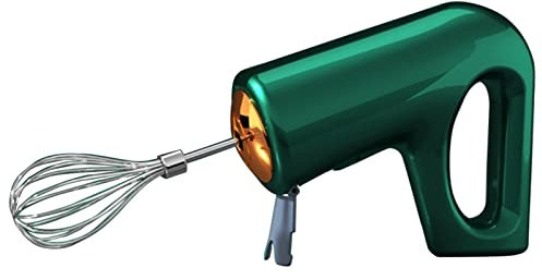 XTYPE Speed ​​Mini Mixer Frullatore Elettrico per Alimenti Frullino per Le Uova Frullino per Le Uova Impastatrice per Dolci da Forno per Dolci Automatici (Color : Green)