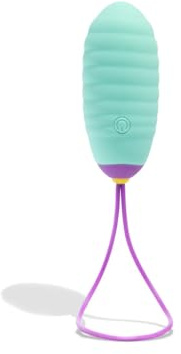 Platanomelón – Vibrador con Control Remoto para Adultos, 4 Intensidades y 7 Modos de Vibración, Recargable – Oh Azul