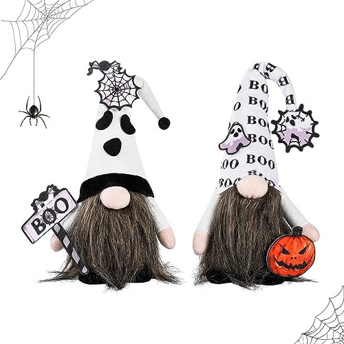 Halloween Deko Wichtel,Festliche Geschenke Plüschpuppen Halloween Dekoration,Handgemachte Gesichtslose Puppe Weihnachtsfigur Dwarf Ornament,Tomte Gnome Plüsch Deko Haus Geschenk Urlaub Dekorationen