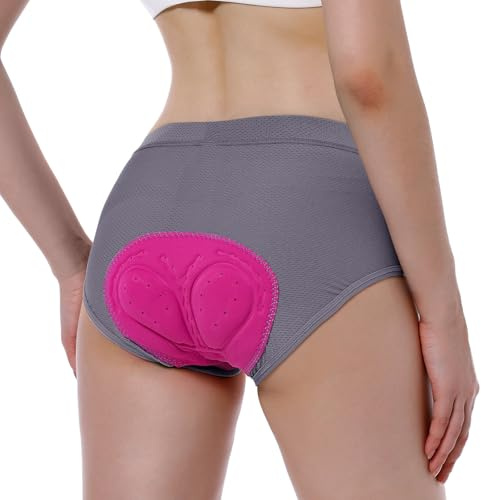 FEIXIANG Pantalon de Cyclisme pour Femmes, Short de Cyclisme Court sous-Vêtements de Cyclisme avec Rembourrage en Gel 4D, Pantalon de Cyclisme Respirant Short de Cyclisme à Séchage Rapide
