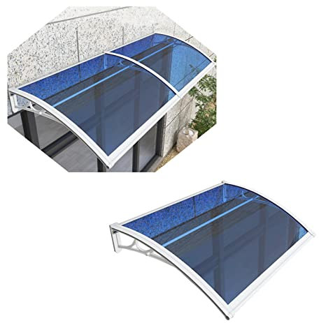 UV-Schutz-Fenstermarkise, Regen- und schneebeständig, robuste Türüberdachung für Terrasse, Veranda, Garten, mehrere Größen (80 x 220 cm) (60 x 80 cm)