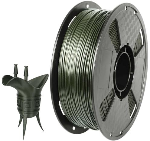 CC3D PETG Kohlefaser Filament 1,75 mm 1KG 3D Drucker Spule FDM 3D Druckmaterial PETG CF Filament Olivgrün Kohlefaser