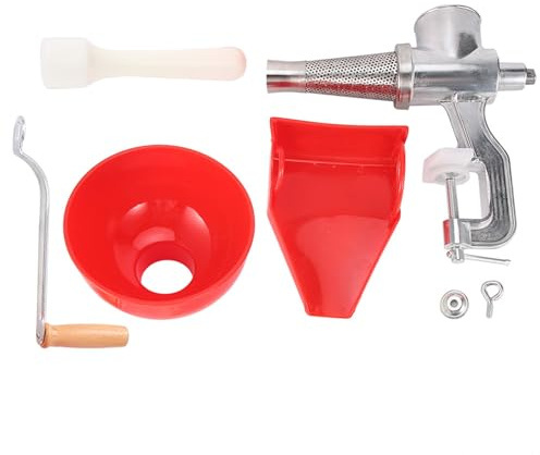 Spremipomodoro, Spremiagrumi Manuale Spremiagrumi a Manovella, Spremiagrumi Manuale Spesso in Lega di Alluminio per Frutta Pomodoro Limone Arancia Verdura Utensile da
