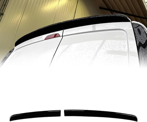 Aileron de coffre arrière pour Volkswagen Caddy MK4 2020-2023 aspect fibre de carbone noir brillant