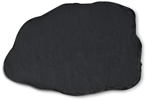 mtb more energy Schiefertafel Schiefer Schild Schild Platte [1 Stück] - 33x22cm Links abfallend - Naturform - DIY - zum selbst Beschriften oder Gravieren für Geschenke, Basteln, Haushalt, Garten