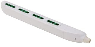 FANTON 47408 Multiprise Slim 4 Prises bipas sans câble, utile pour Les endroits étroits, derrière Les Meubles et Les Tables de Chevet