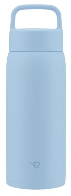 Zojirushi Su-DA80-AM Mahobin Stainless Steel Mug, Water Bottle, 800 ml, Handle, Screw Type, Dishwasher Safe, Seamless Washer, 2 Cleaning Points, Frost Blue