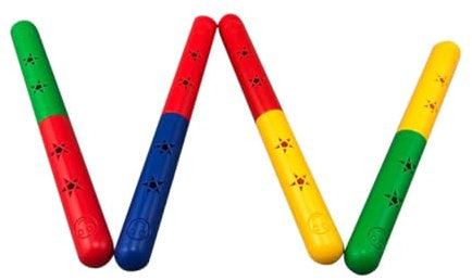 Hemobllo 2stücke Staffelstäbe Für Laufsportspiele in Tasche Wettkampfstab Mit Glockendesign Leicht Tragbar Für Rennen Und Weitergabe Zufällige Farbe