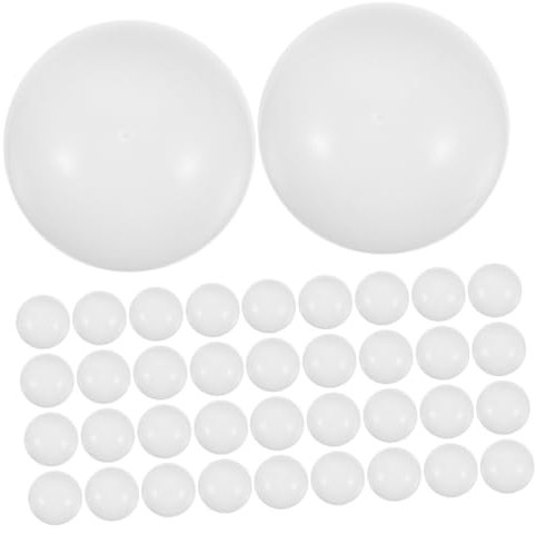 Toyvian Leuchtende Tischtennisbälle Kunststoff 100 Stück Kleine Outdoor Bälle Mit Hoher Elastizität Strapazierfähig Für Party Training Und Freizeit