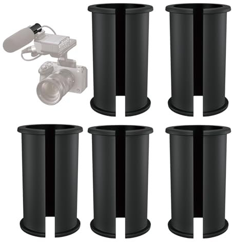 5 pièces de manchons en caoutchouc pour suspension antichoc de microphone, compatibles avec les caméscopes Sony Rode NTG, Sennheiser MKH Shotgun Mic FX3, FS7, FX6, FX8, FX9, NX80, FS5
