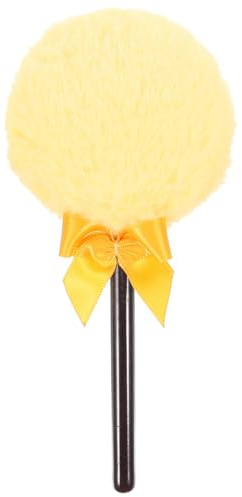 Mobestech Plüsch Körperpuderquaste mit Schleife Weiche Make Up Puderquaste für Losen Puder Einfache Form Geeignet für Salon und Badkorb Anwendung