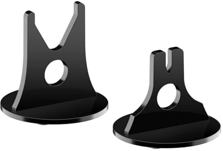 Supporto Per Coltelli Da Esposizione Porta Mensola 2 Pezzi Base Antiscivolo | Ripiano Da Esposizione In Materiale Acrilico Per Cucina Tavolo Stanza Scrivania Casa Toeletta Festa Collezione