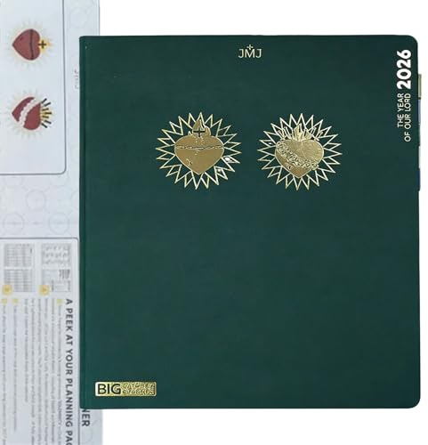 2026 Planner Hardcover Large Weekly Notebook, Jan–Dec Yearly Calendar for Appointment, Schedule, Planning, Work, Vacation, To-Do List, Home, School, Women, and Men, Elegant and Organizer