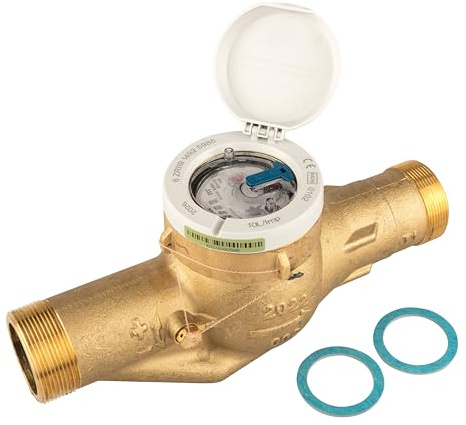 Hauswasserzähler QN 10 Baulänge 300mm R6/4 Anschluss am Gewinde 2 Zoll Eichung 2026