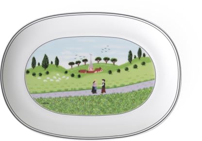 Villeroy & Boch Design Naif Rabanera, 20 cm, Porcelana Premium, Blanco/Colorido | Porcelana premium, fabricada en Alemania, apta para lavavajillas, microondas, ideal para mesas festivas