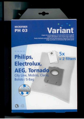 Variant 3364016360 5 PH03 Microvlies Staubsaugerbeutel mit Microfilter