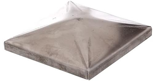 GAH-Alberts 418038 Stolphatt för fyrkantiga metallstolpar | för svetsning | Stål | 100 x 100 mm | Uppsättning om 10