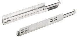 Hettich - Coulissant De Tiroir - Quadro V6 / 470 Silent System Eb 9,5 - Profondeur : 485 Mm / 494 Mm - Largeur : 9,50 Mm