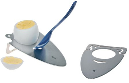 Take2 21005 EinEiige Zwillinge Eierhalter 2er Set, Edelstahl