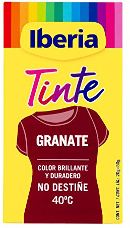 IBERIA - Garnet dye for clothes, 40 °C