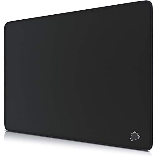 TITANWOLF - XL Mouse Pad - Mouse Mat 440 x 350 x 3 mm - mousepad - improves precision and speed - rubber underside for a stable grip - Gaming and Office Mat for laptops PCs computers - water repellent