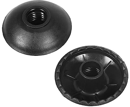 BLLBOO Pole Basket - Schwarzer Trekkingstock Round Snow Ski Mud Basket Wandern Gehstock Ersatzzubehör 12PCS