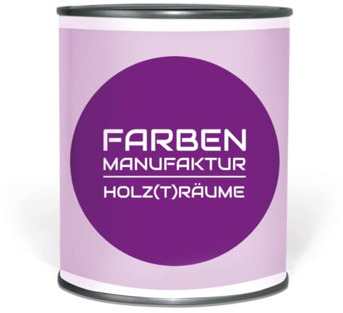 Farben Manufaktur Holzlasur Lasur Holzfarbe Holzschutzlack Holzlack lasierend nicht deckend RAL 5L, Farbe: ca. RAL 7012 Basaltgrau