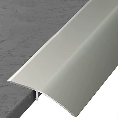 Übergangsprofil Abdeckleisten Aluminium-Einfassungsleiste, Länge 90/100/ 110/120/ 130/140/ 150cm, Türübergangsleiste/Rollstuhlrampe (Size : 150cm/59 inch)