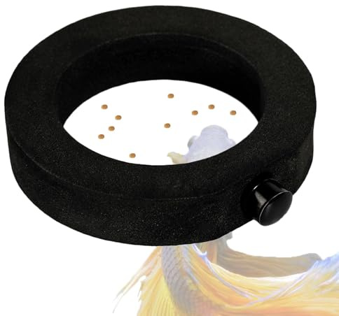Uhngw Aquarium Futterring | Magnetischer Ring Betta Feeder Ring - Aquarium Feeder Schwimmender Ring Fisch Futter Futterspender Betta Futterring Pflanze Corral Aquarium Zubehör