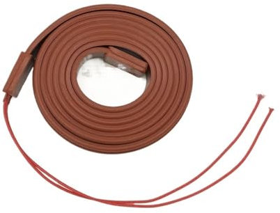 GOHAPY 80 W/m Rohrheizkabel Selbstbegrenzende Heizung, 1 m 2 m 4 m Heizband aus weichem Gummi for Abtauen von Wasserrohrtanks, L * R(3mX240)